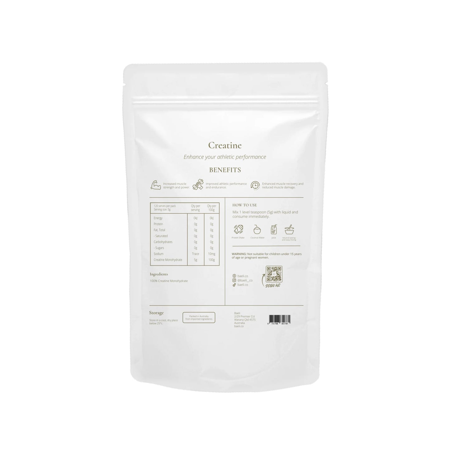 Pure Collagen Peptides | Baeli